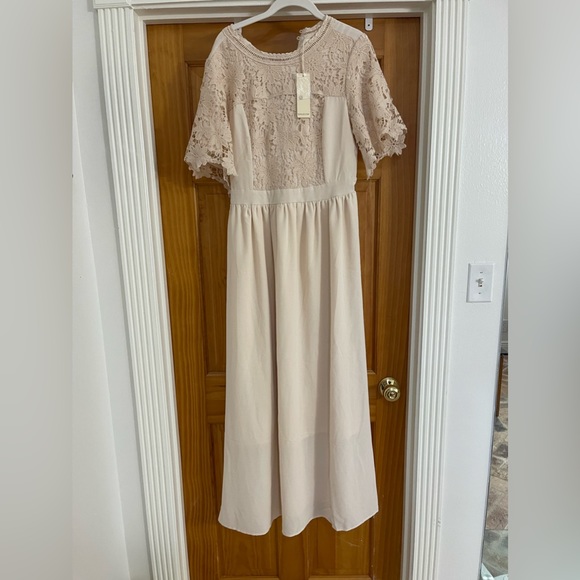 Roolee Dresses & Skirts - Roolee cream maxi dress